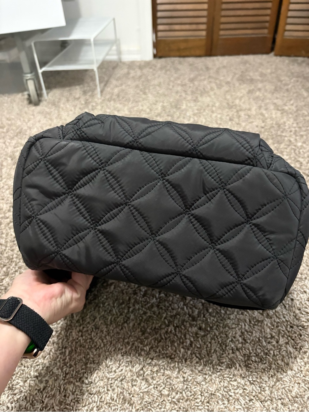 kate spade Quilted Black Nylon Backpack - Picture 4 of 6